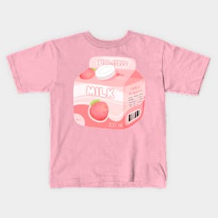 Cute kawaii milk cartons Kids T-Shirt